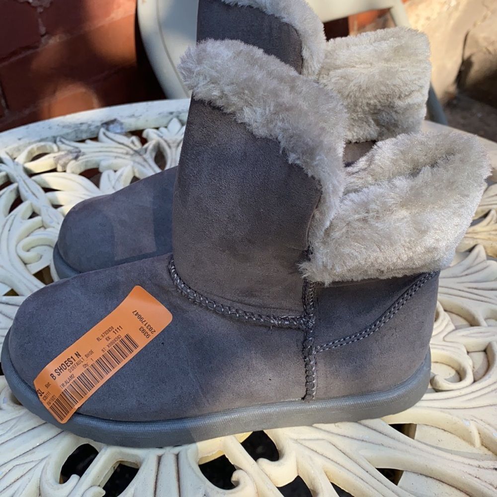 Roebuck gray booties sz. 1 - Picture 2 of 4